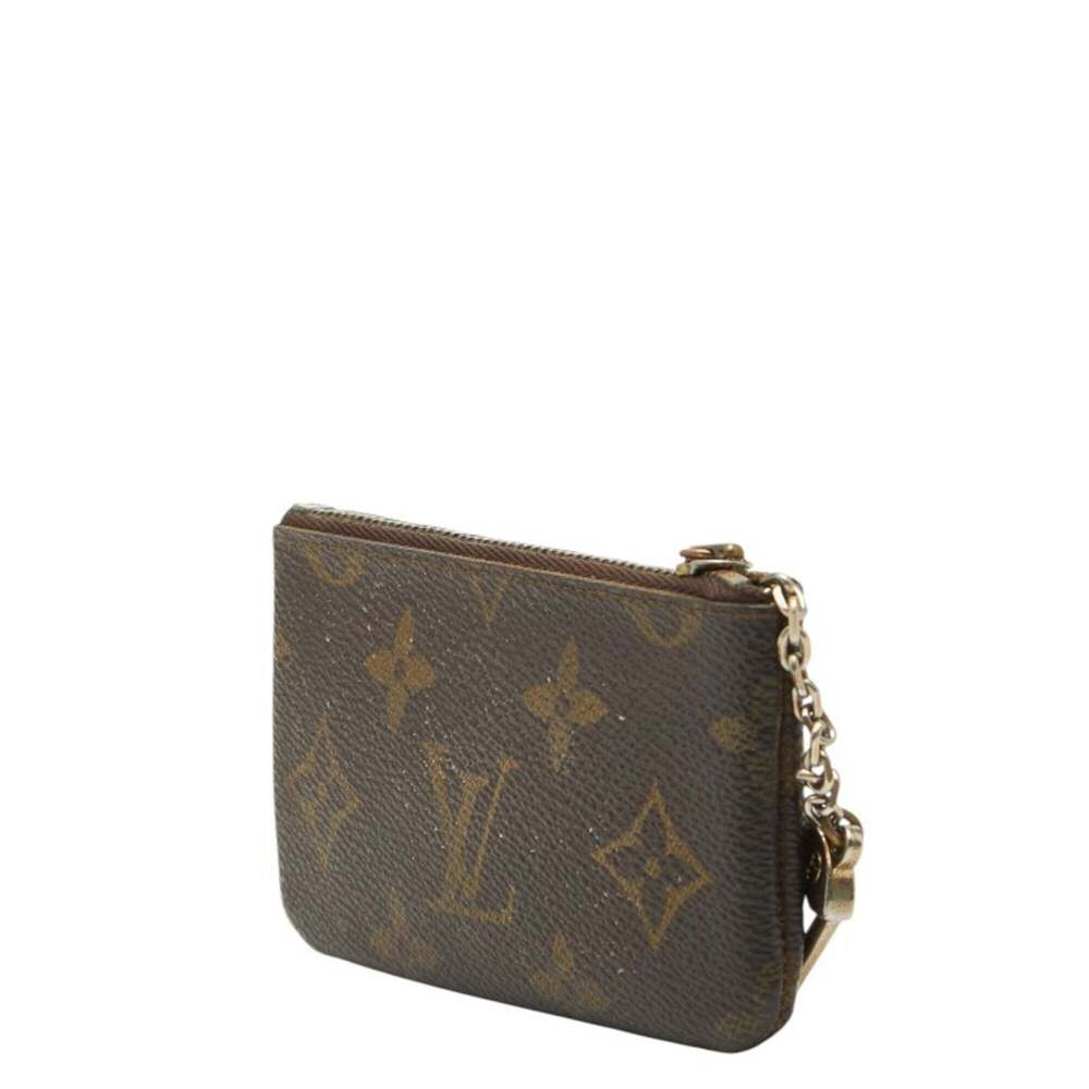 Louis Vuitton Monogram Pochette Clé Wallet/Coin Purse M62650 Brown Leather Wo... - Picture 2 of 9